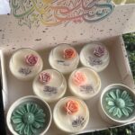 شموع عطرية بتصميم العيد