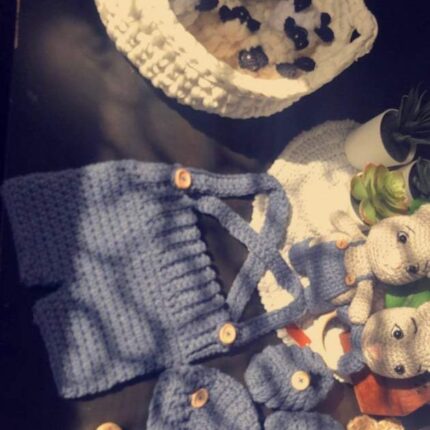 لبس مواليد مكون من 3 قطع